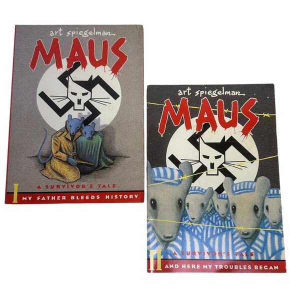 'Maus' a Survivor's Tale Book 1 & 2 by Art Spiegelman 1991 - Picture 1 of 8